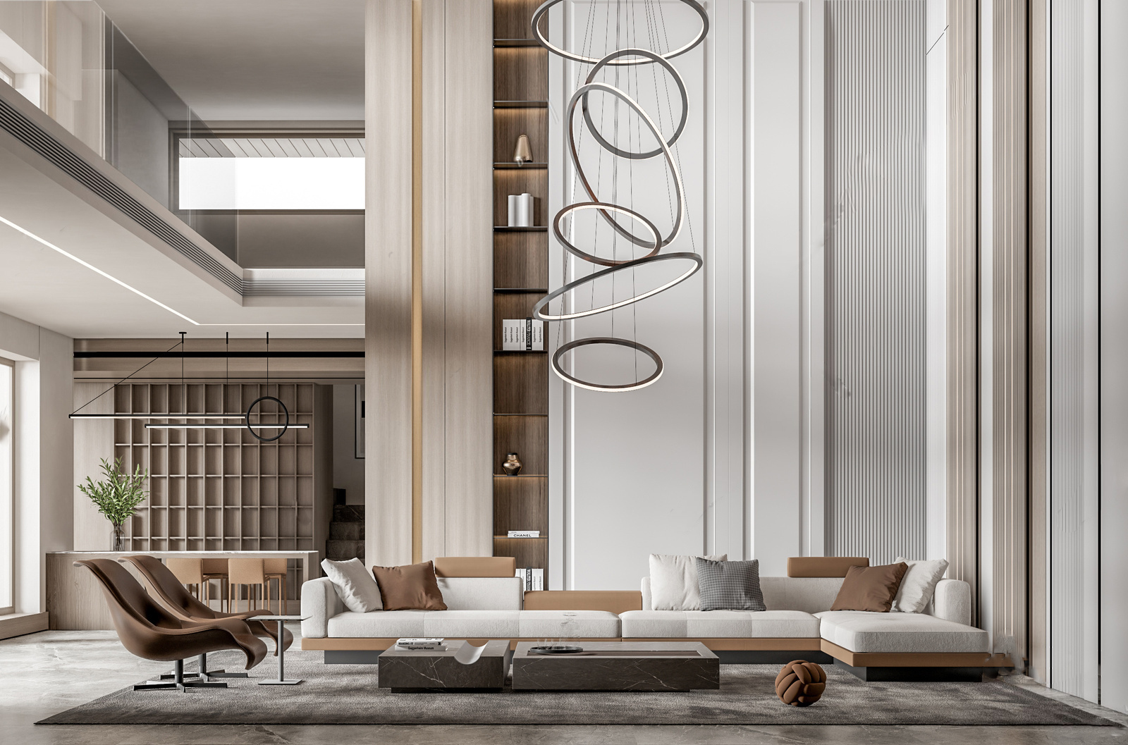 Thiết Kế Phòng Khách Cao Cấp Căn Hộ 131,7m2 Vinhomes West Point