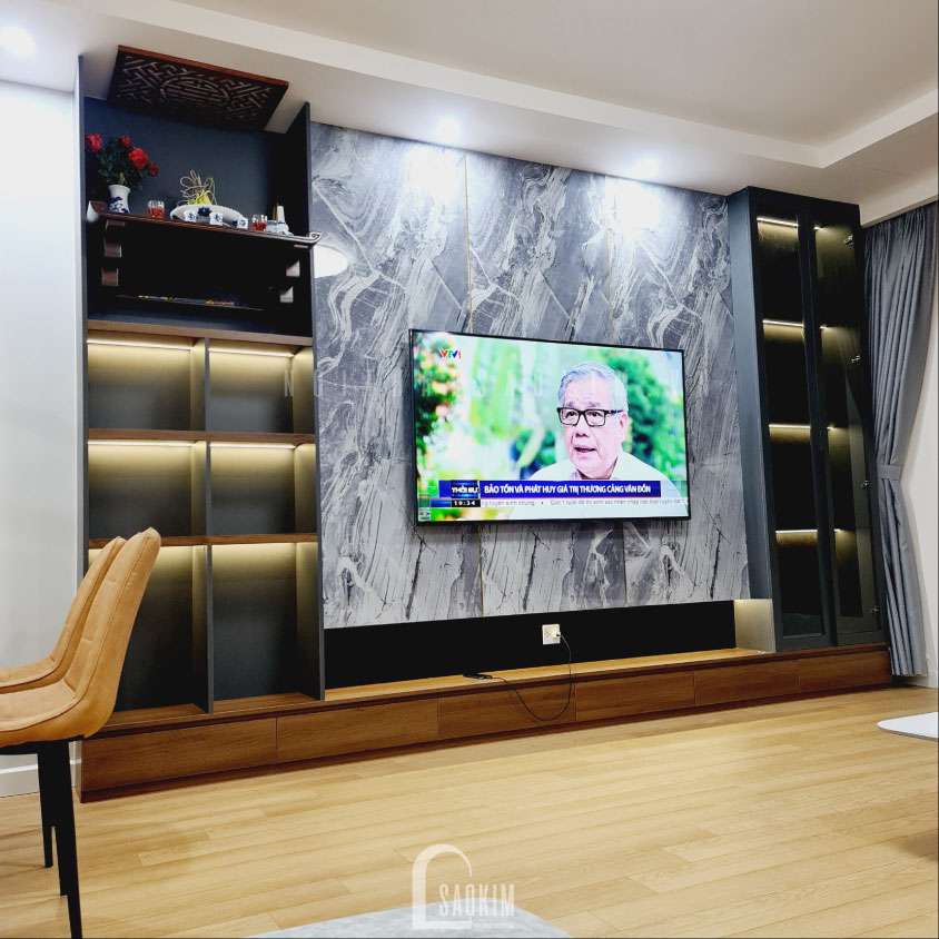 Sử dụng vật liệu cao cấp trong thiết kế chung cư hiện đại