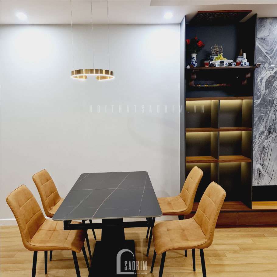 Mẫu thiết kế nội thất chung cư 84m2 đẹp