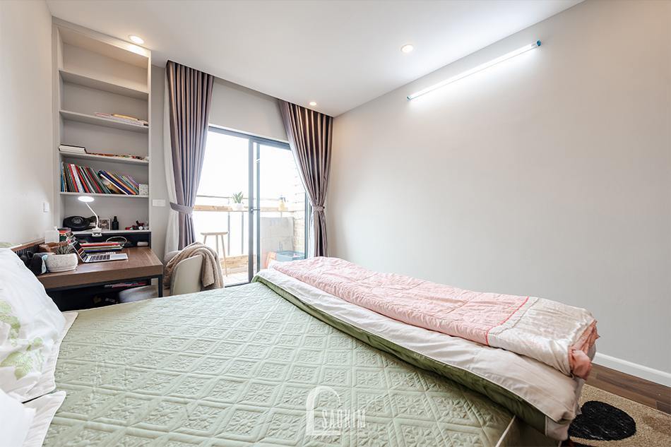 Ánh sáng tự nhiên luôn ngập tràn trong phòng ngủ