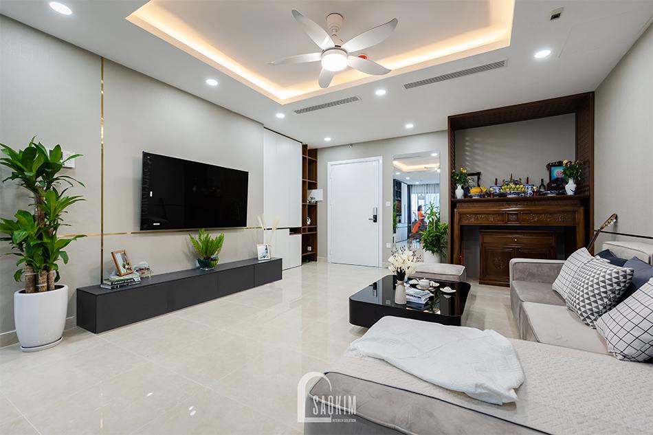 Đồ nội thất bố trí ngăn nắp, khoa học