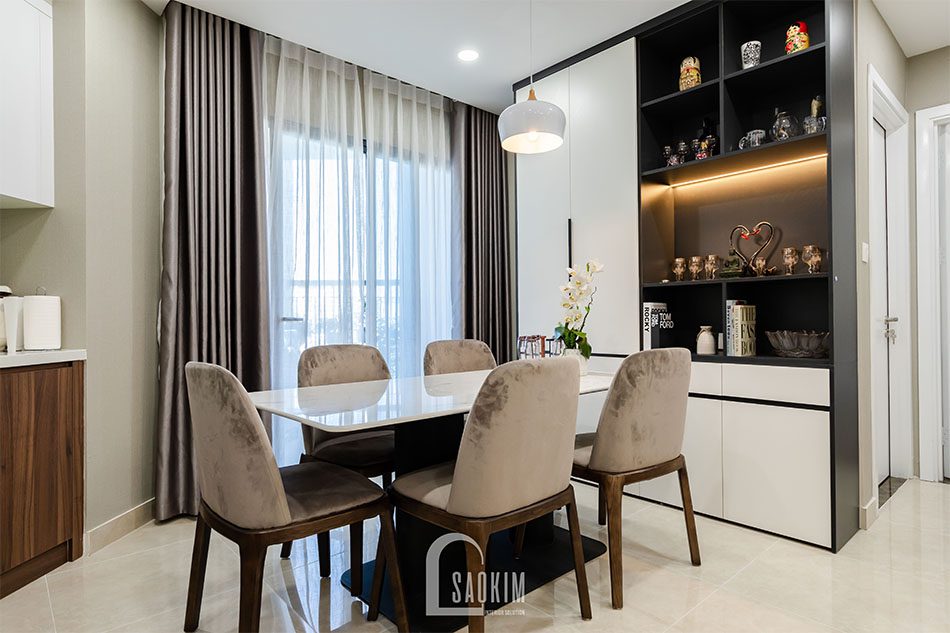 Thi công phòng ăn chung cư