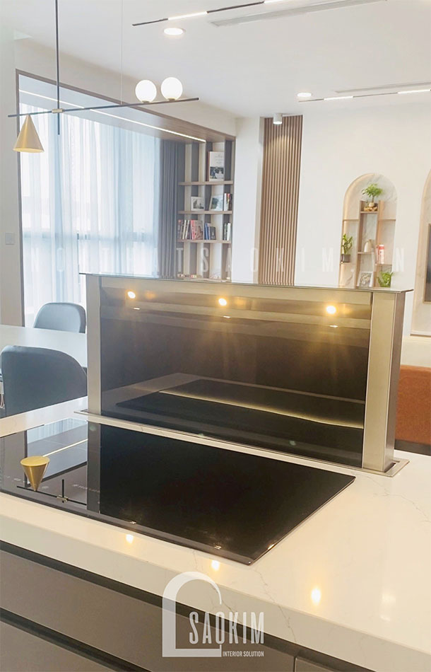 Thi công nội thất căn hộ cao cấp chung cư The Zen Gamuda 157m2 phong cách hiện đại và dấu ấn cá nhân