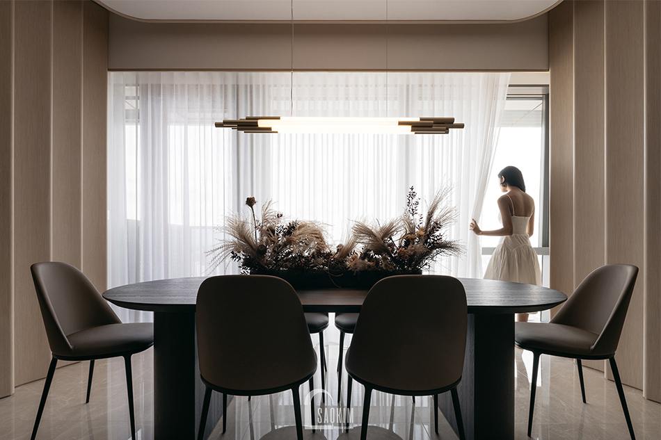 Thi công nội thất phòng ăn căn hộ chung cư 60m2 - 6Th Element đẹp tinh tế, cuốn hút