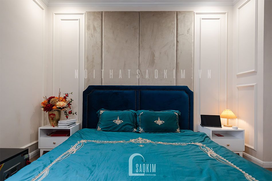 Thi công nội thất căn hộ phong cách Tân Cổ Điển dự án Le Grand Jardin Sài Đồng mang vẻ đẹp tinh tế, sang trọng