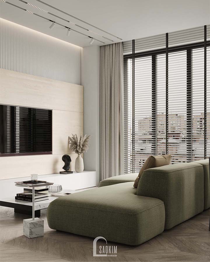 Thiết kế thi công nội thất chung cư 3 phòng ngủ Mullberry Lane 113m2 với vẻ đẹp tươi mới