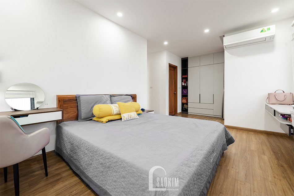 Thiết kế thi công phòng ngủ master chung cư Iris Garden