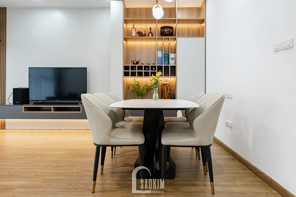 Thiết kế phòng ăn chung cư