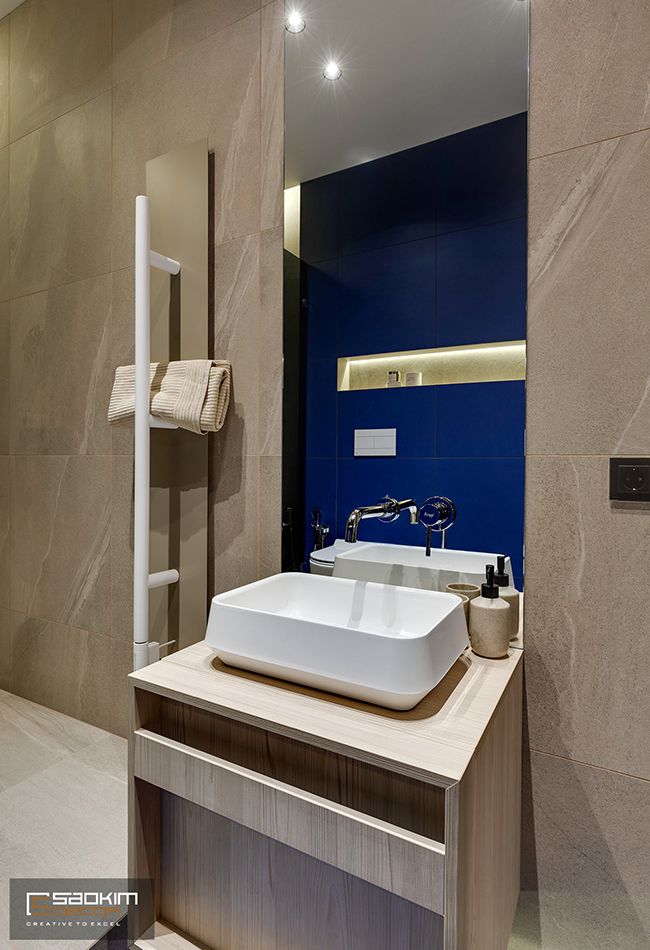 Hoàn thiện thiết kế thi công nội thất phòng tắm chung cư La Casta Tower 48m2