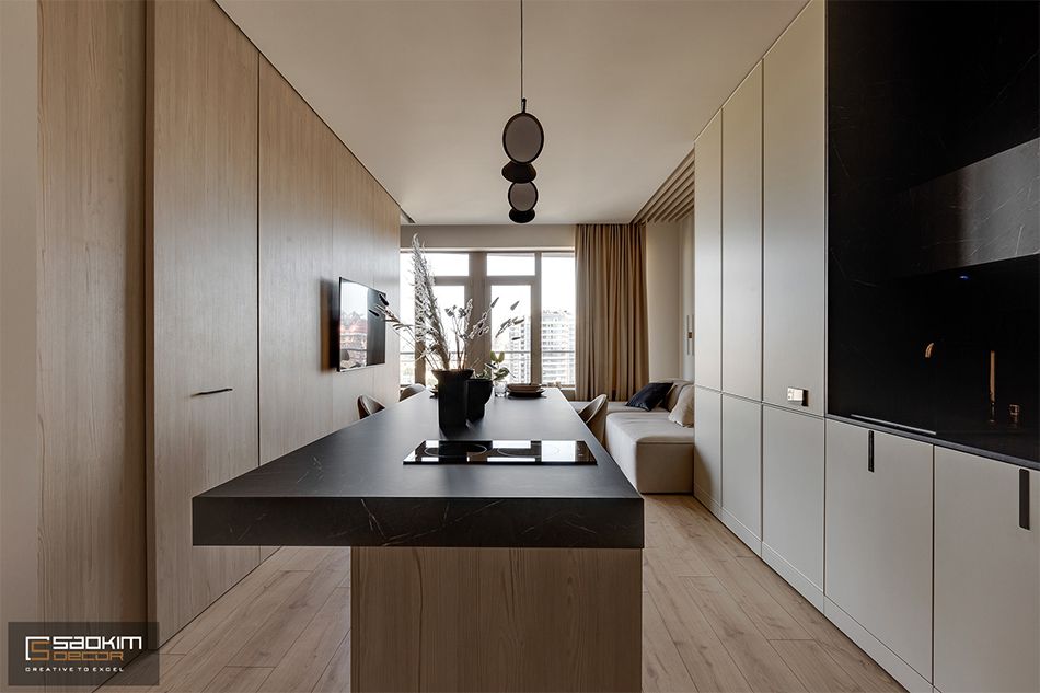 Thiết kế bàn ăn chung cư La Casta Tower phong cách hiện đại