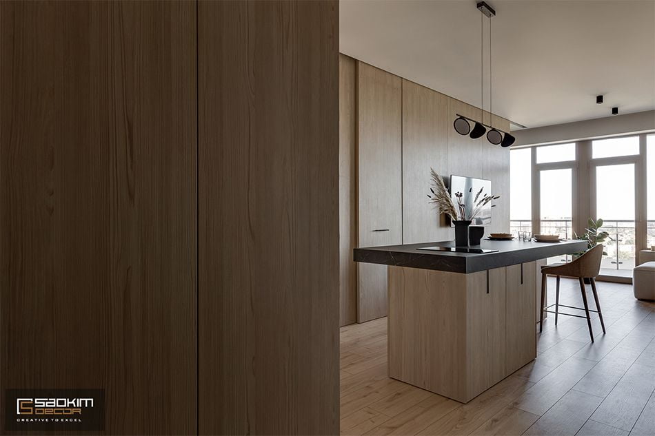 Thiết kế thi công nội thất chung cư 48m2 Văn Phú, Hà Đông