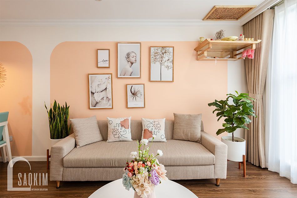 Thiết Kế Và Thi Công Chung Cư Sushine Garden Gam Màu Pastel Ngọt Ngào, Cuốn Hút