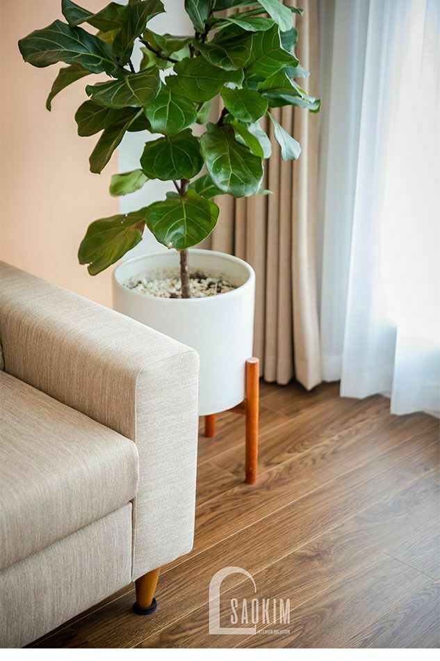 Ghế sofa với những đường may tỉ mỉ, chi tiết