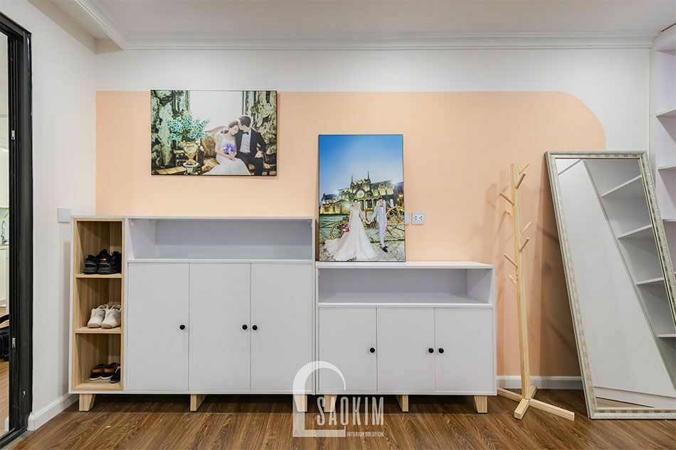 Thiết kế và thi công phòng thay đồ chung cư Sushine Garden