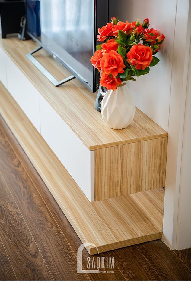 Thi công phòng khách chung cư Sushine Garden