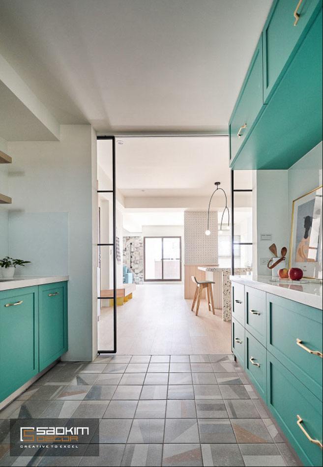 Thiết kế và thi công phòng bếp nhà phố tại Hà Đông