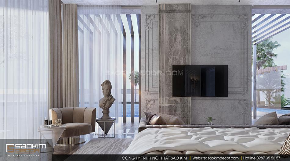 Thiết kế phòng ngủ master