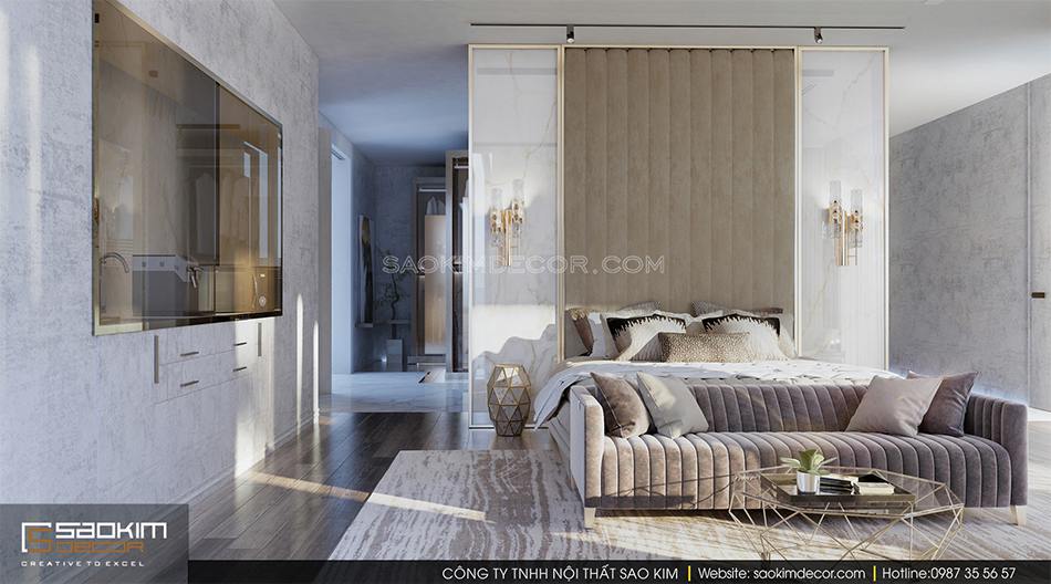 Thiết kế phòng ngủ master