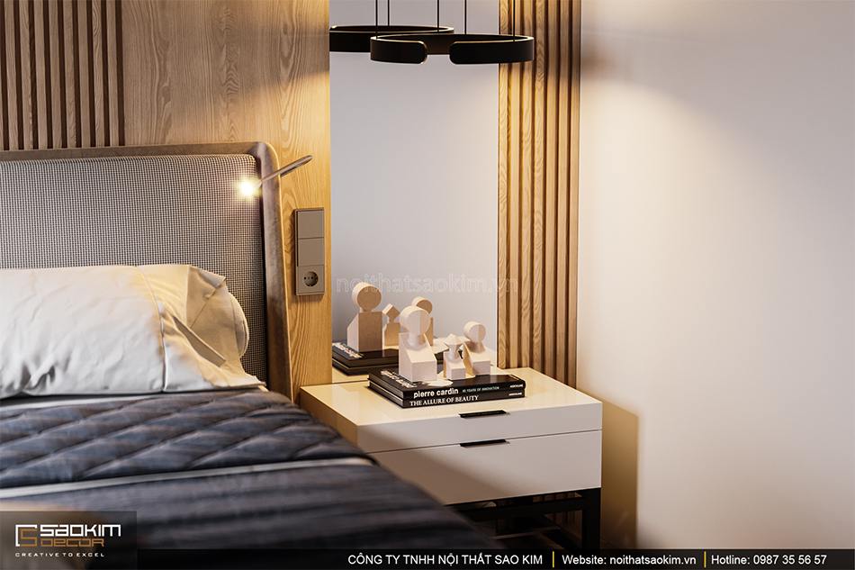 Thiết kế nội thất phòng ngủ master