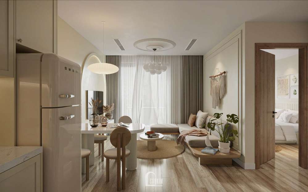 Thiết Kế Nội Thất Chung Cư Sol Forest Ecopark Phong Cách Hàn Quốc