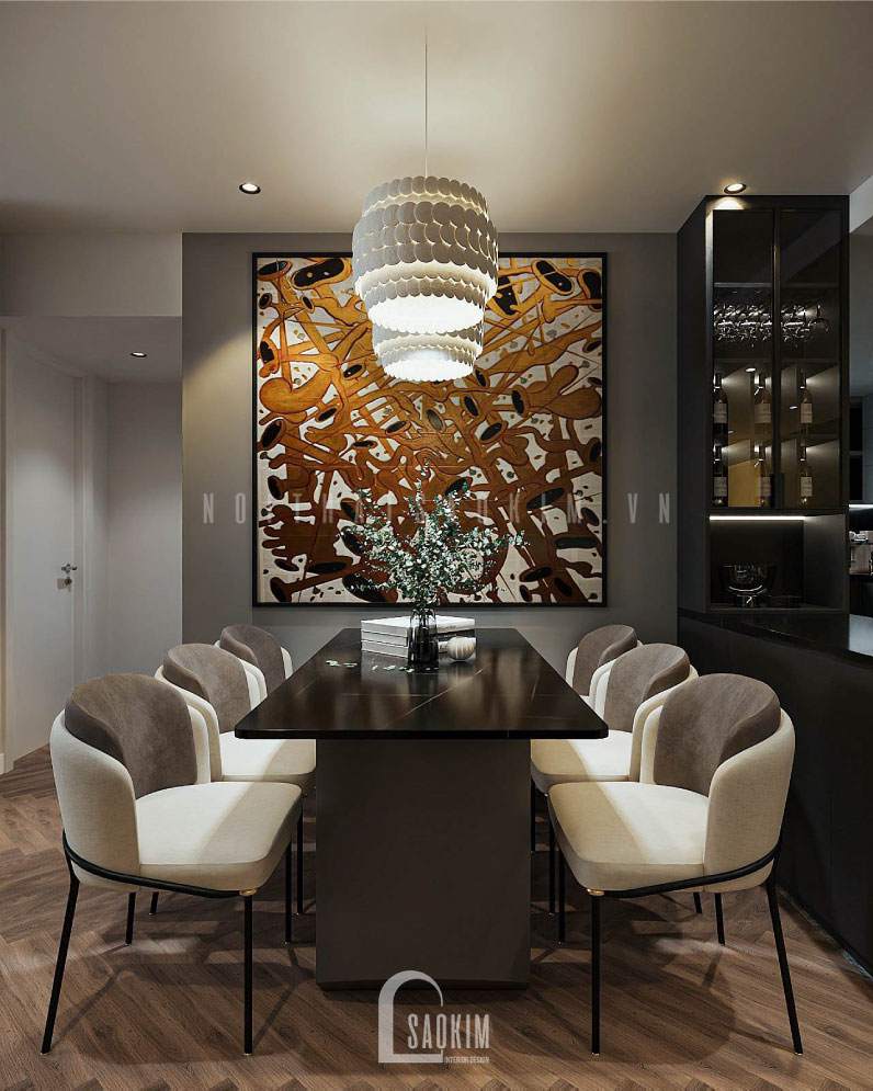 Gia đình sẽ quây quần ăn uống tại khu vực này