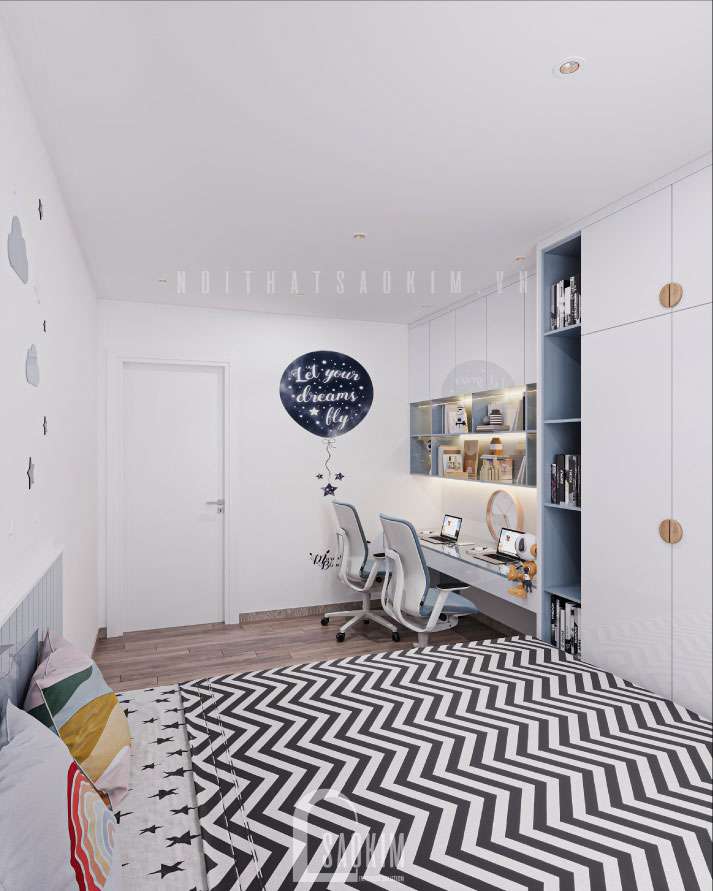 Màu sắc tươi sáng, năng động giúp trẻ phát triển về trí não và cả cơ thể