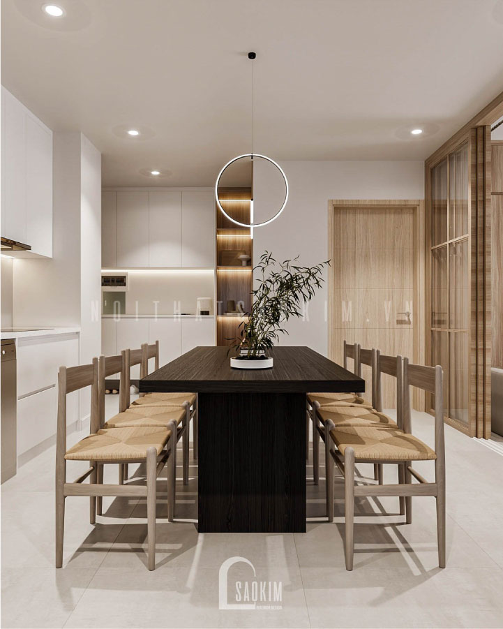 Gia đình sẽ quây quần ăn uống tại khu vực này