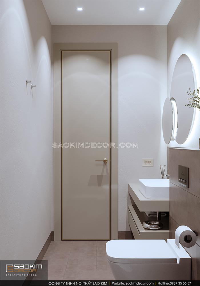 Thiết kế phòng tắm chung cư