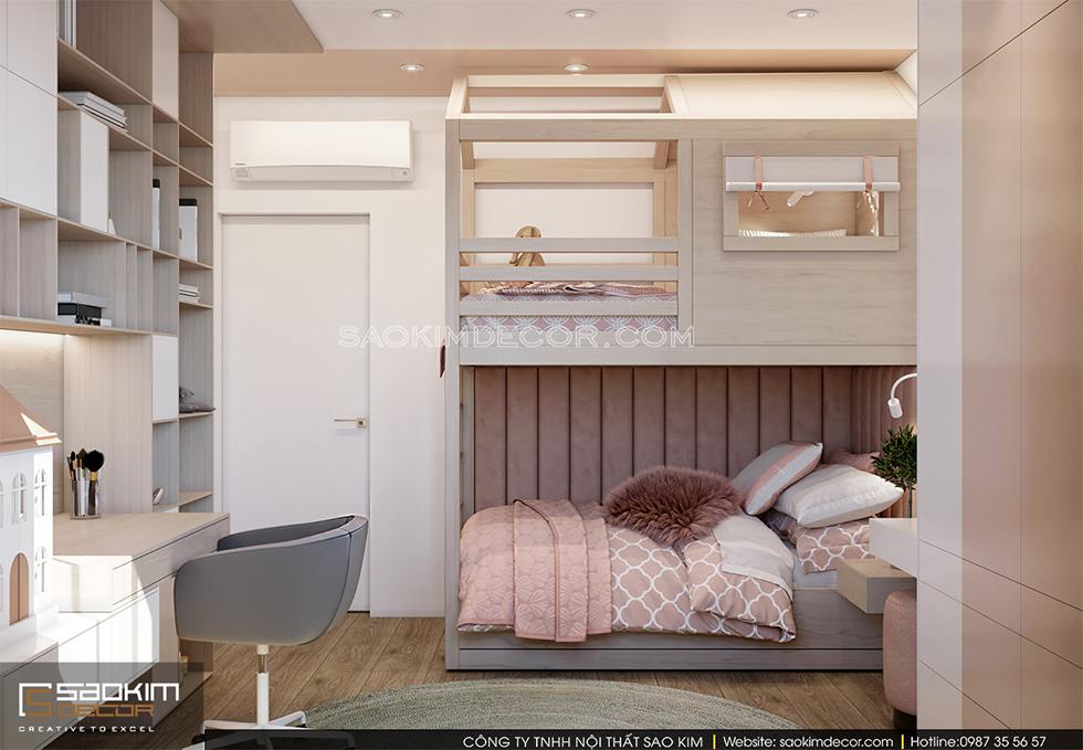 Thiết kế phòng ngủ cho bé gái