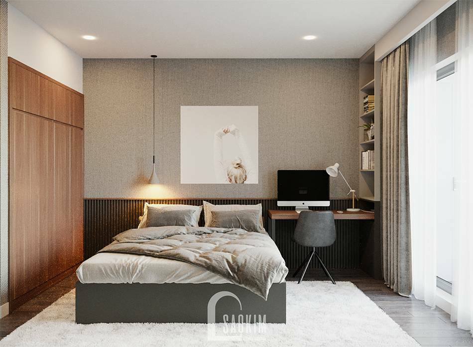 Mẫu thiết kế phòng ngủ 3 căn hộ HPC Landmark 105 Tố Hữu