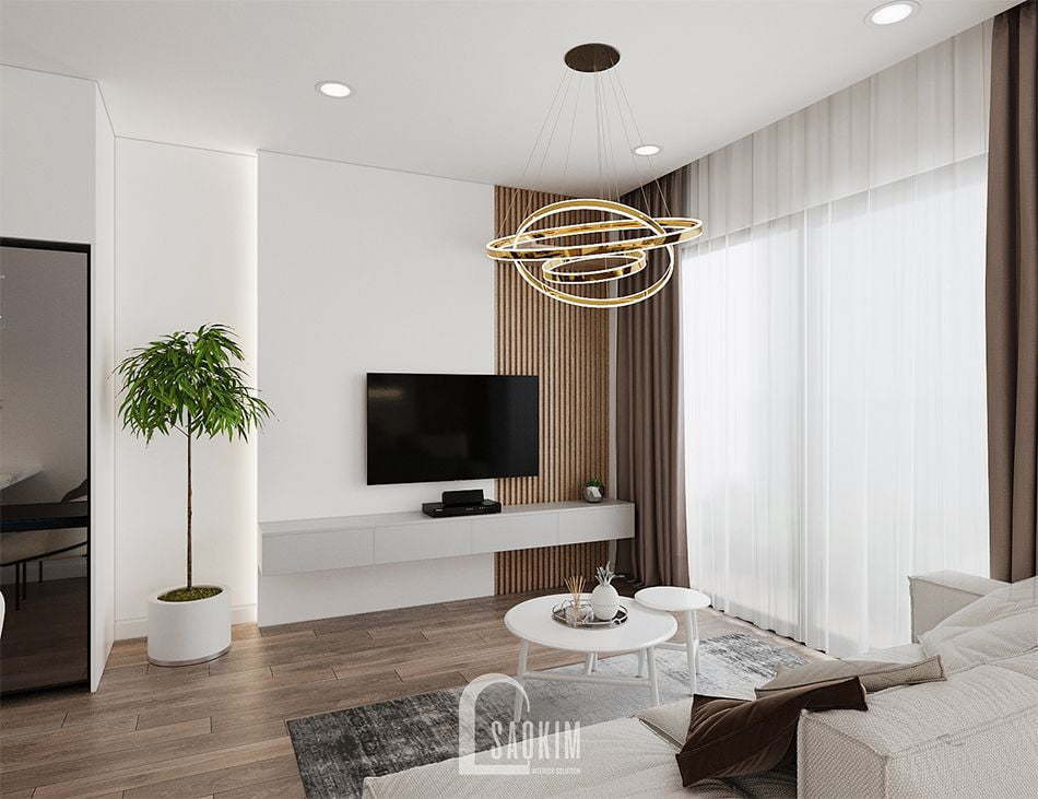 Không gian phòng khách sang trọng và tinh tế