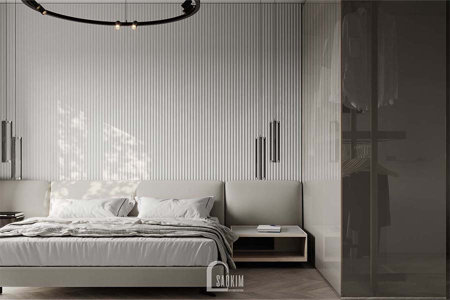 Thiết kế thi công nội thất phòng ngủ 2 cư Mullberry Lane 113m2 vvẻ đẹp sang trọng, ấm cúng