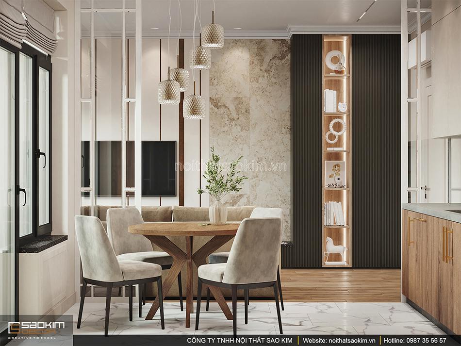 Thiết kế căn hộ 1,5 phòng ngủ 6TH Element