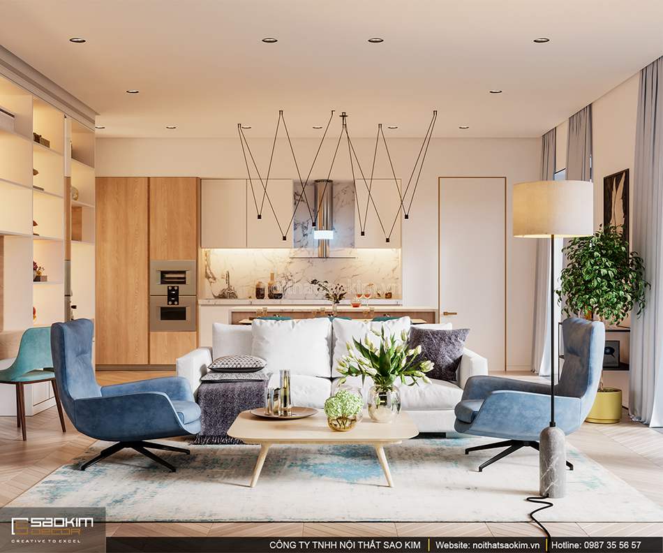 THIẾT KẾ CĂN HỘ CAO CẤP 131,7M2 VINHOMES WEST POINT