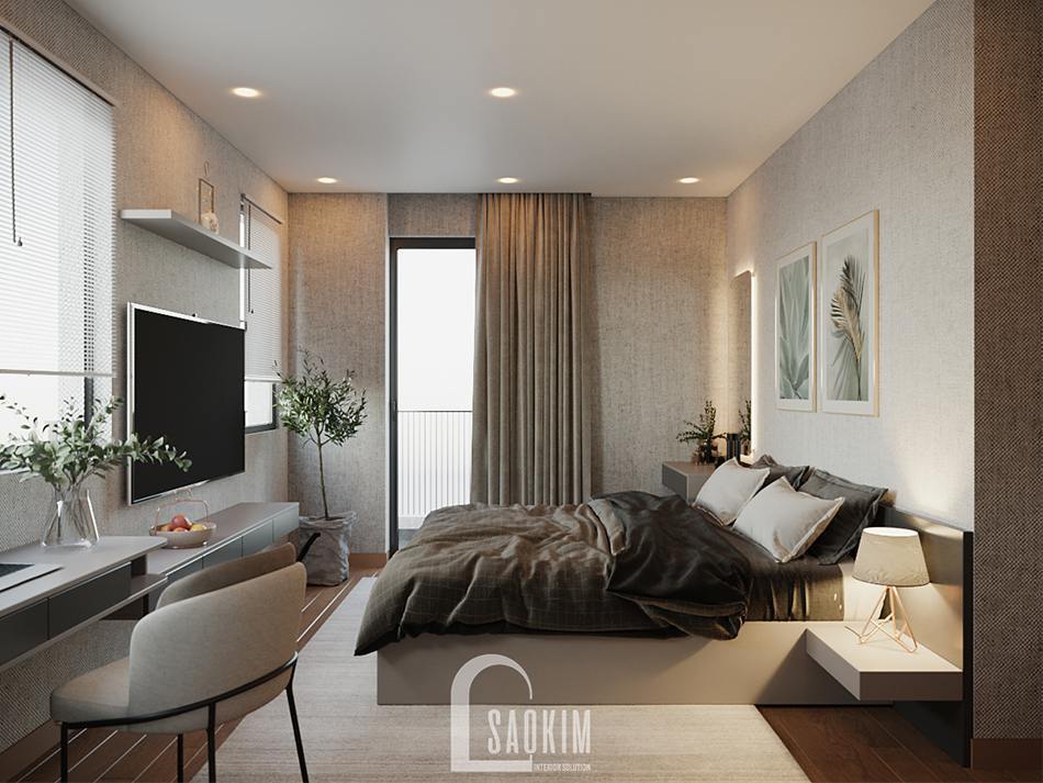 Phòng ngủ ấm áp, gần gũi