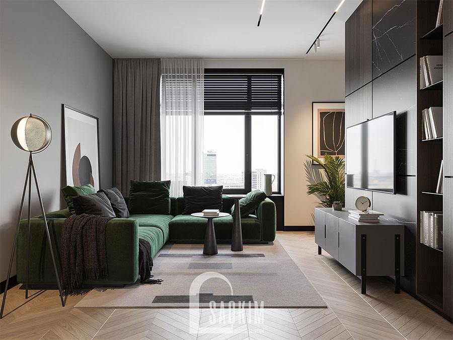 Mẫu Thiết Kế Chung Cư 2 Phòng Ngủ 113m2 Yên Hoà Sunshine