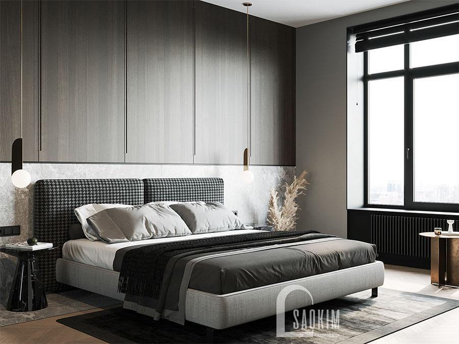 Không gian phòng ngủ 2 trong chung cư 113m2 Yên Hoà Sunshine