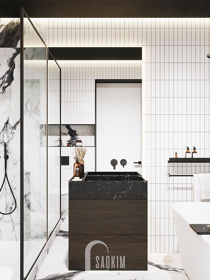 Thiết kế nội thất phòng tắm 1