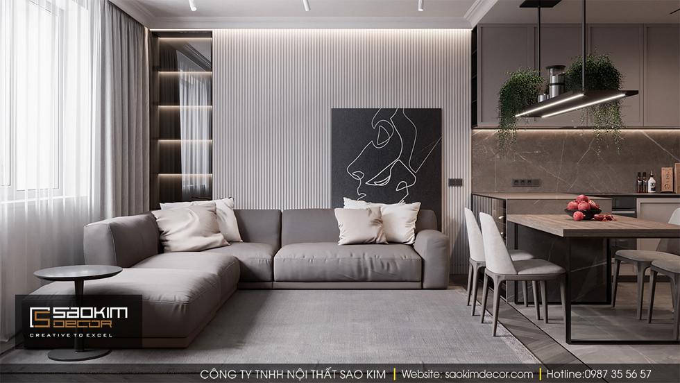 THIẾT KẾ CHUNG CƯ 100M2 DREAM CENTER HOME