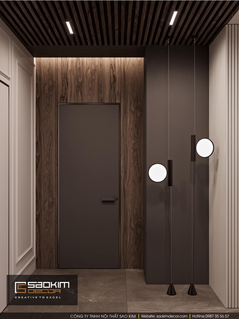 Thiết kế hành lang căn hộ chung cư