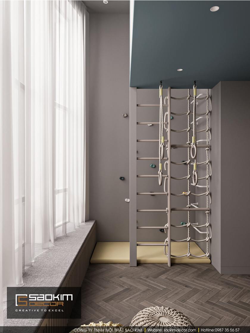 Thiết kế phòng ngủ bé trai chung cư