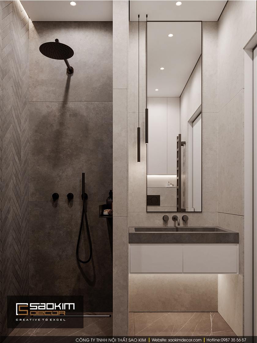 Thiết kế phòng tắm chung cư