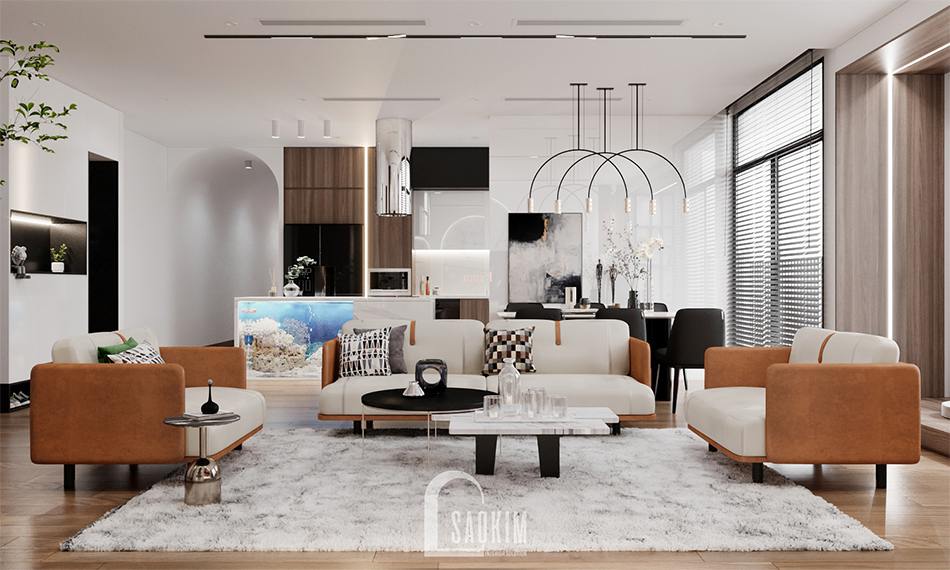 Thiết kế chung cư 3 phòng ngủ The Zen Gamuda mang vẻ đẹp hiện đại, mới lạ