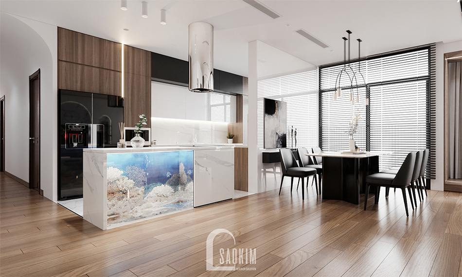 Thiết kế chung cư 3 phòng ngủ The Zen Gamuda mang vẻ đẹp hiện đại, mới lạ