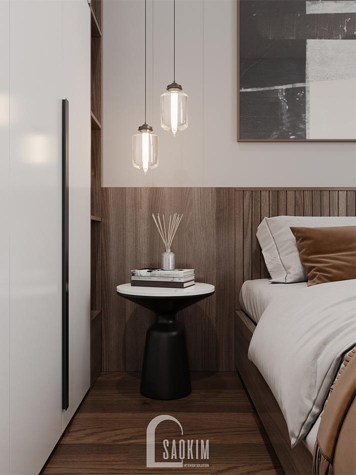 Thiết kế phòng ngủ cho khách chung cư The Zen Gamuda