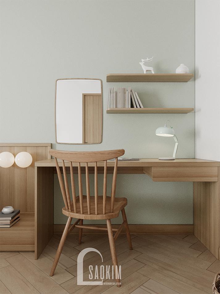 Thiết kế chung cư 90m2 bàn giao thô dự án Thiên Niên Kỷ (TSQ)