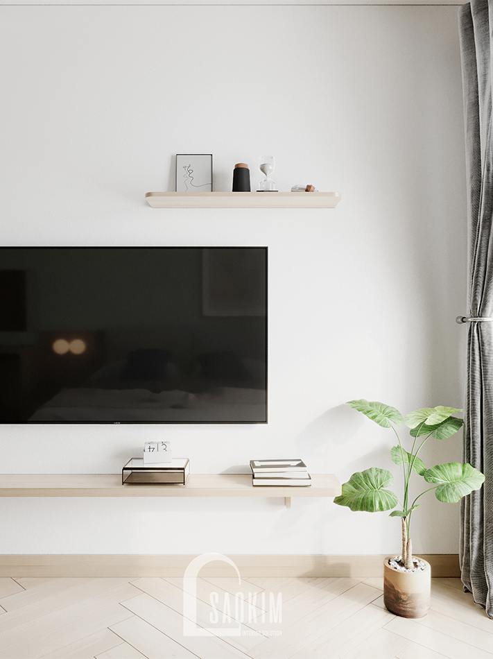 Thiết kế chung cư 90m2 bàn giao thô dự án Hatay Millennium (TSQ)