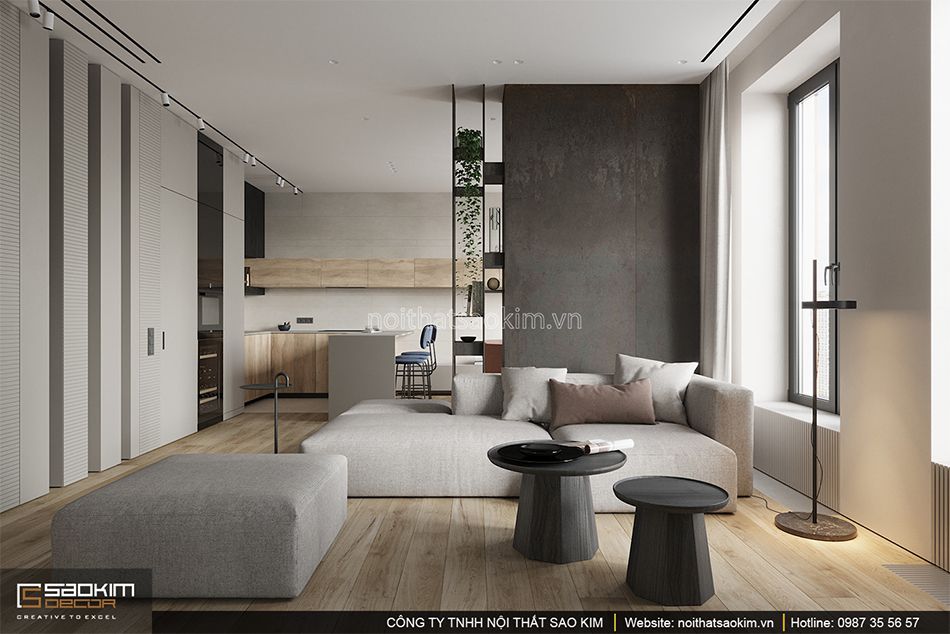 THIẾT KẾ CHUNG CƯ 93M2 INDOCHINA PLAZA