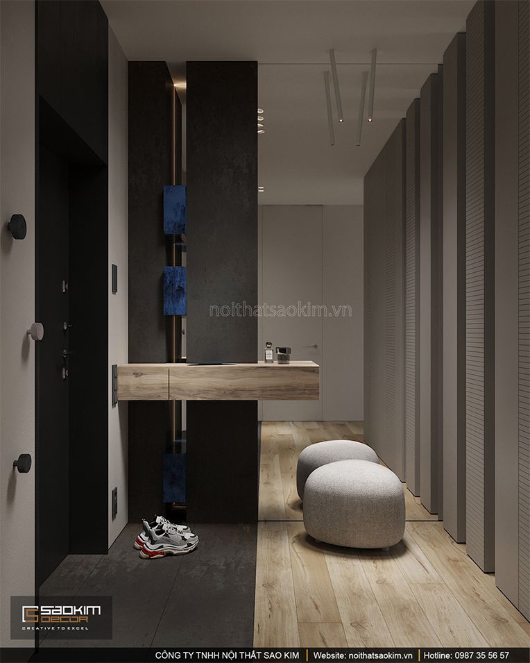 Thiết kế hành lang căn hộ Indochina Plaza