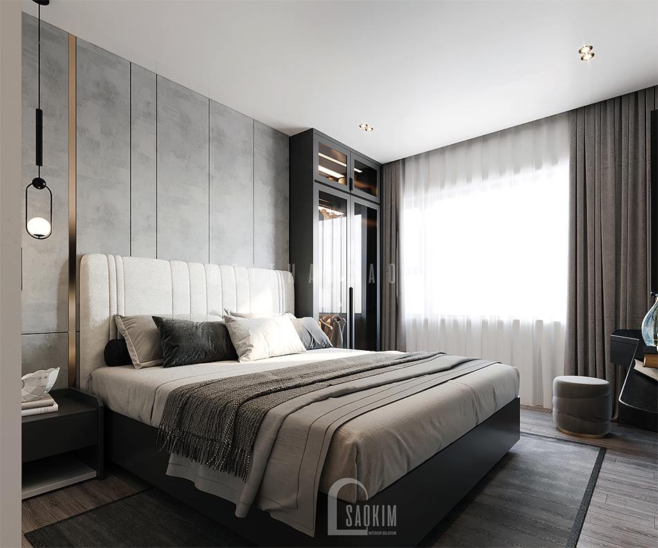 Thiết kế chung cư 97m2 Le Grand Jarrdin kết hợp tông màu đen - trắng đẹp ngỡ ngàng